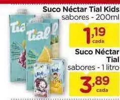 Suco Néctar Tial Kids 200ml