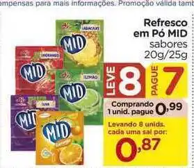 Carrefour Refresco Em Pó Mid Leve 8 Pague 7 oferta
