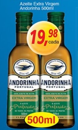 Supermercados Guanabara Azeite Extra Virgem Andorinha 500ml oferta