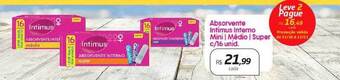 Drogal Absorvente intimus interno mini médio super oferta