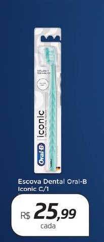 Drogal Escova dental oral-b iconic oferta
