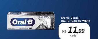 Creme dental oral-b 102g 3d white