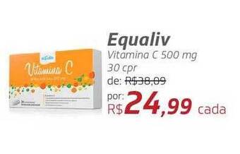 Drogal Equaliv vitamina c 500mg oferta
