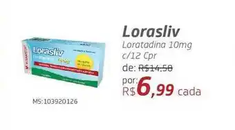 Lorasliv loratadina 10mg