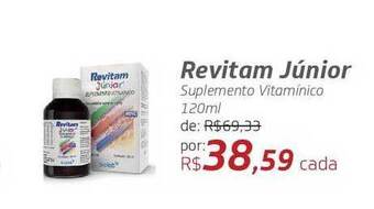 Drogal Revitam júnior suplemento vitamínico oferta