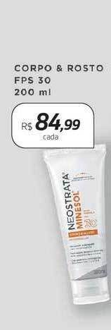 Drogal Corpo & rosto fps 30 oferta