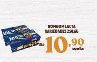 Bahamas Supermercados Bombom lacta variedades oferta