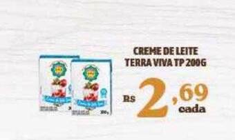 Bahamas Supermercados Creme de leite terra viva oferta