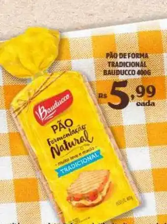 Bahamas Supermercados Pão de forma tradicional bauducco oferta