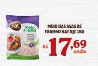 Bahamas Supermercados Meio das asas de frango nat iqf oferta