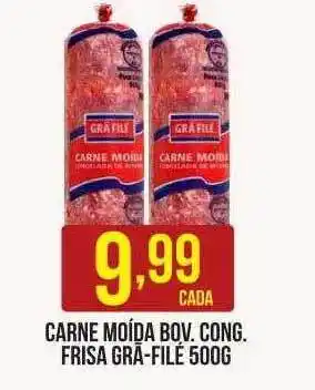 Casagrande Supermercados Carne moída bov. cong frisa grã-filé oferta