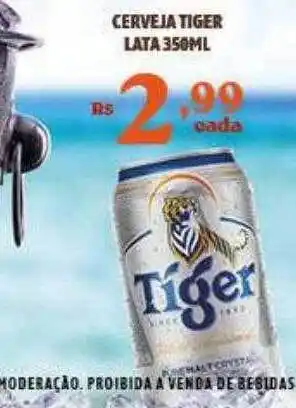 Bahamas Supermercados Cerveja tiger oferta