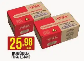 Casagrande Supermercados Hambúrguer frisa oferta