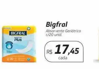 Drogal Bigfral absorvente geriátrico oferta