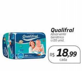 Drogal Qualifral absorvente geriátrico oferta