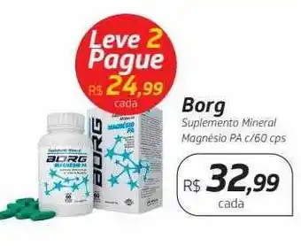 Drogal Borg suplemento mineral magnésio pa oferta