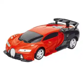 Carrinho transformável controle remoto megaformers auto neptune vermelho multikids - br1651