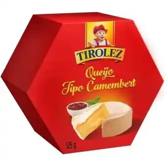 Imec Supermercados Queijo camembert tirolez 125g oferta