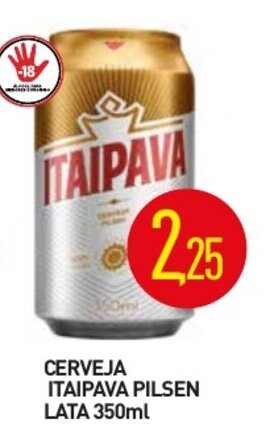 Calvo Atacadista Cerveja Itaipava Pilsen Lata 350ml oferta