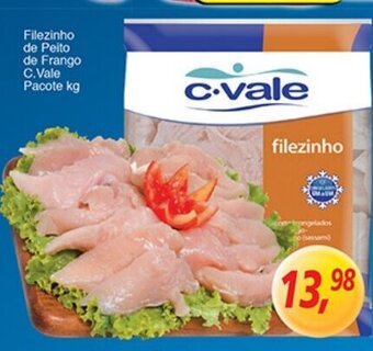 Supermercados Guanabara Filezinho de Peito de Frango C.Vale pacote 1kg oferta