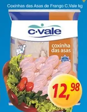 Supermercados Guanabara Coxinhas das Asas de Frango C. Vale 1kg oferta