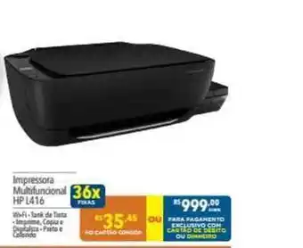Impressora Multifuncional Hp L416