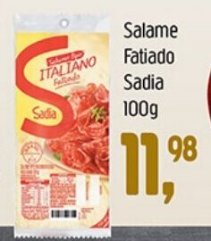 Supermercados Guanabara Salame Fatiado Sadia 100g oferta
