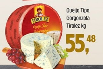 Supermercados Guanabara Queijo Tipo Gorgonzola Tirolez 1kg oferta