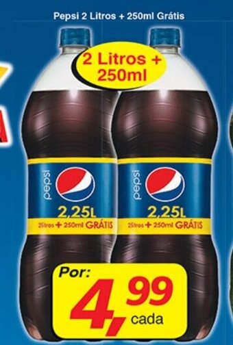 Pepsi 2L + 250ml Gratis