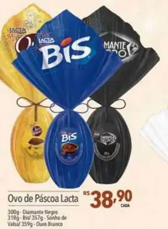 Supermercados Condor Ovo De Páscoa Lacta Diamante Negro Bis Sonho De Valsa Ouro Branco oferta