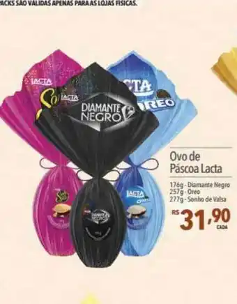 Supermercados Condor Ovo De Páscoa Lacta Diamante Negro Oreo Sonho De Valsa oferta