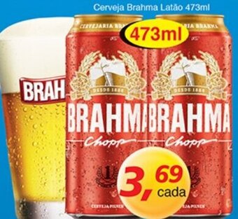Supermercados Guanabara Cerveja Brahma Latao 473ml oferta