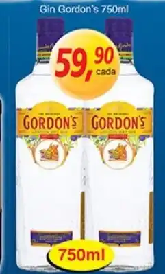 Supermercados Guanabara Gin Gordons 750ml oferta