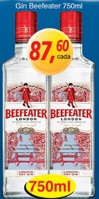 Supermercados Guanabara Gin Beefeater 750ml oferta