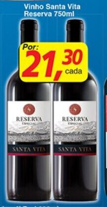 Supermercados Guanabara Vinho Santa Vita Reserva 750ml oferta