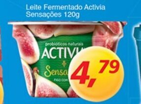 Supermercados Guanabara Leite Fermentado Activia Sensacoes 120g oferta