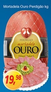 Supermercados Guanabara Mortadela ouro Pedrigao 1kg oferta