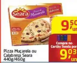 Tenda Atacado Pizza Muçarela Ou Calabresa Seara 440g/460g oferta