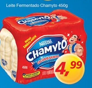 Supermercados Guanabara Leite Fermentado Chamyto 450g oferta