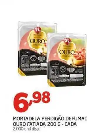 Cooper Mortadela Perdigão Defumada Ouro Fatiada 200g oferta