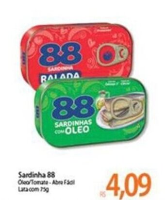 Atacadão Sardinha 88 75g oferta