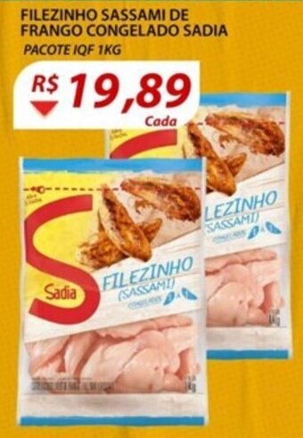 Hirota Food Supermercado Filezinho sassami de Frango Congelado Sadia 1kg oferta