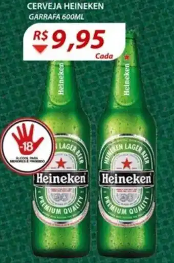 Hirota Food Supermercado Cerveja Heineken Garrafa 600ml oferta
