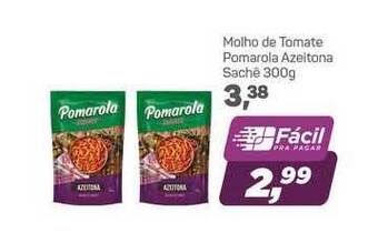Molho De Tomate Pomarola Azeitona 300g
