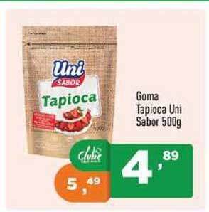 Supermercados Pague Menos Goma Tapioca Uni Sabor 500g oferta
