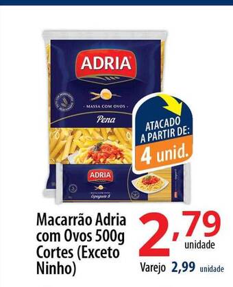 Macarrão adria com ovos