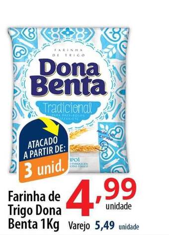 Akki Atacadista Farinha de trigo dona benta oferta
