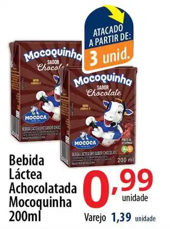 Bebida láctea achocolatada mocoquinha
