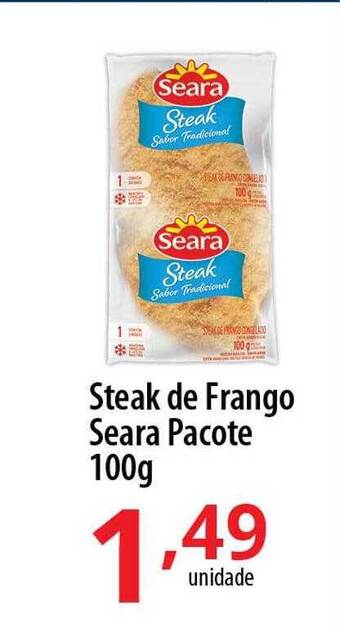 Akki Atacadista Steak de frango seara oferta