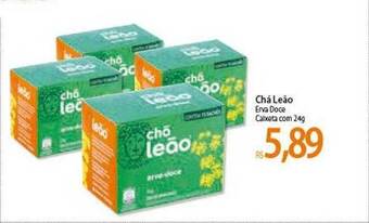 Chá leão erva doce